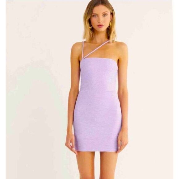 RUMER Reverie Penelope Mini Dress Lilac Size S - Picture 1 of 11